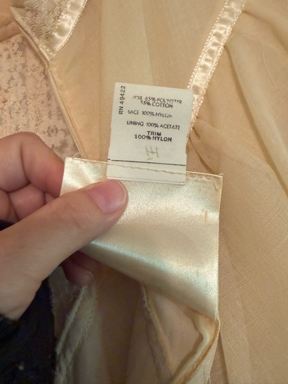 Gunne Sax Vintage Lace Trim Maxi Wedding Dress - Picture 15 of 16